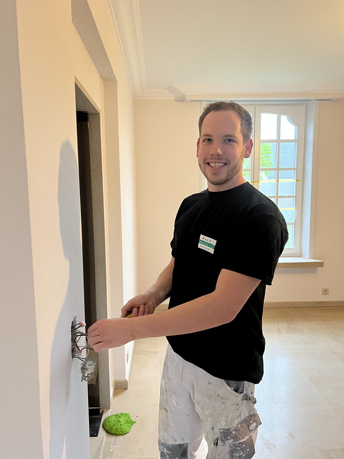 Bert aan het werk